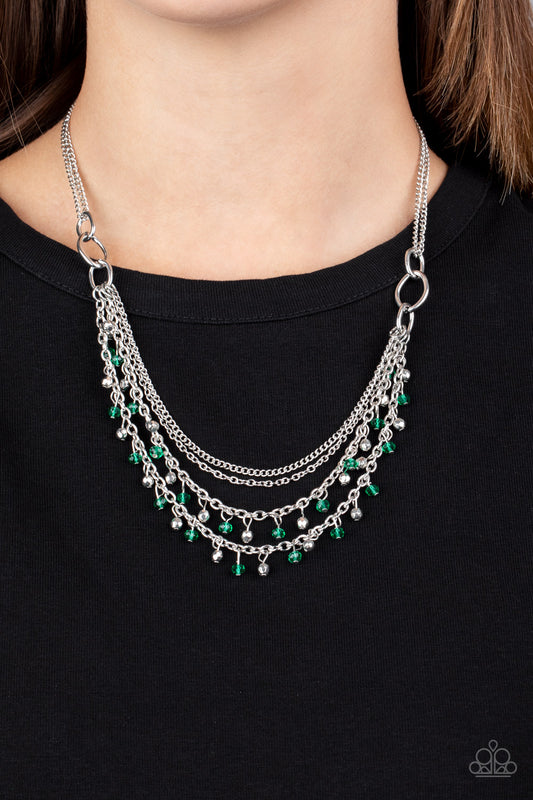 Financially Fabulous - Green Paparazzi Necklace
