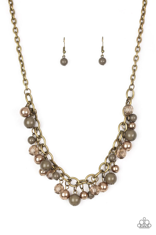 The Grit Crowd - Green Paparazzi Necklace