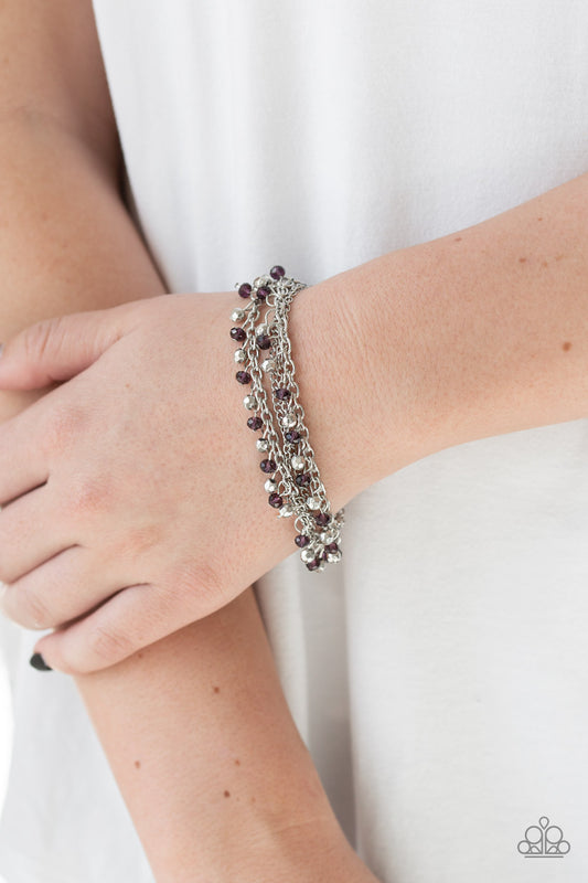 Cash Confidence - Purple Paparazzi Bracelet