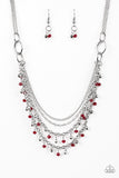 Financially Fabulous - Red Paparazzi Necklace