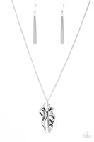 Fiercely Fall - Silver Paparazzi Necklace