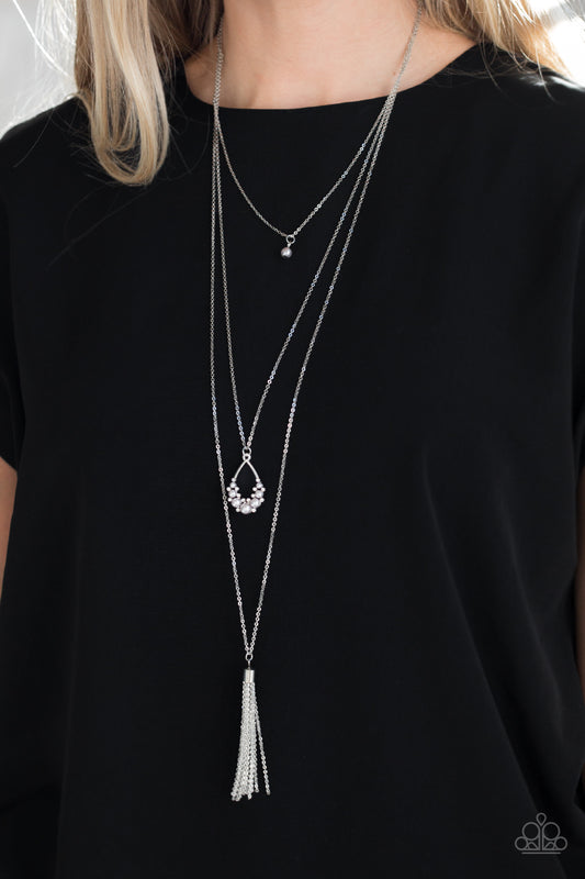 Be Fancy - Silver Paparazzi Necklace