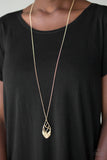 Swank Bank - Gold Paparazzi Necklace