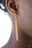 Swank Bank - Gold Paparazzi Necklace