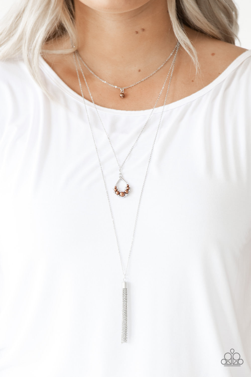 Be Fancy - Brown Paparazzi Necklace