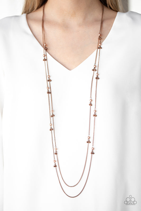 Ultrawealthy - Copper Paparazzi Necklace