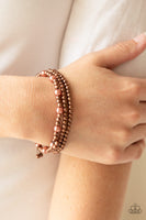 GRANDIOSE Slam - Copper Paparazzi Bracelet