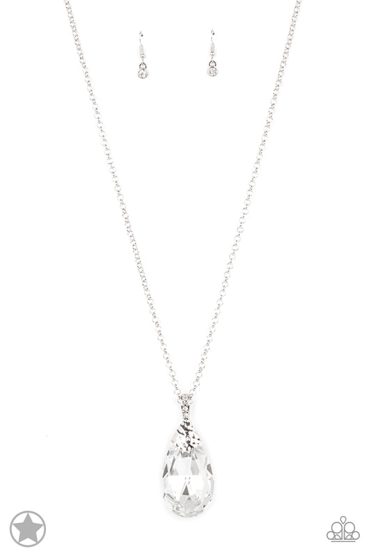 Spellbinding Sparkle - White Paparazzi Necklace