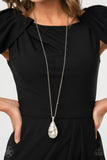 Spellbinding Sparkle - White Paparazzi Necklace