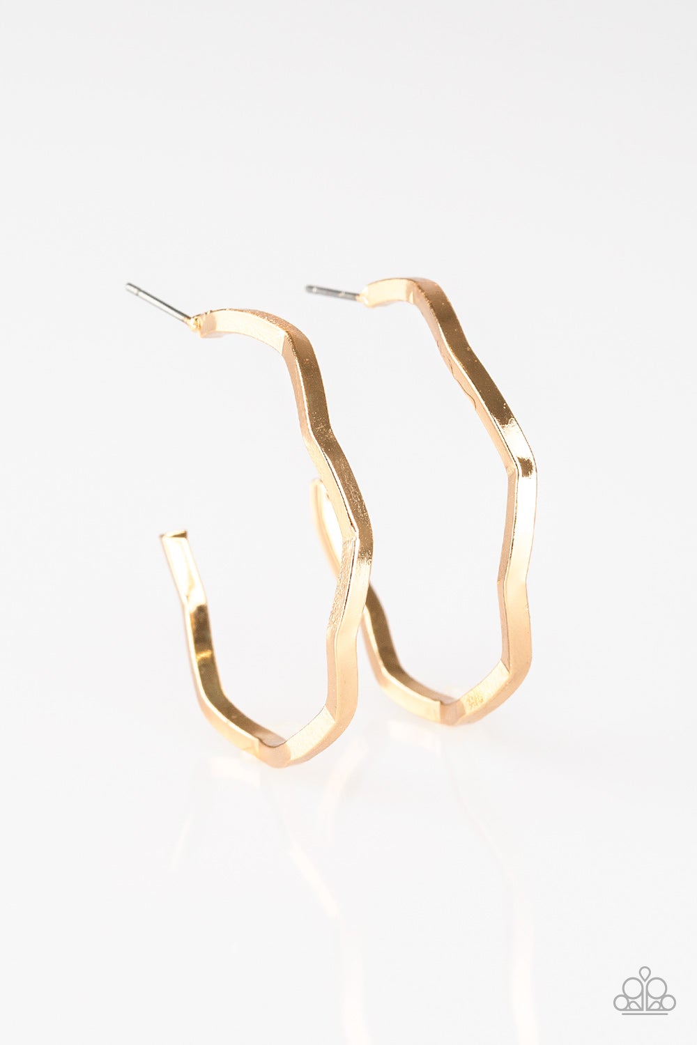Another Day, Another Slay Gold Paparazzi Hoop Earrings