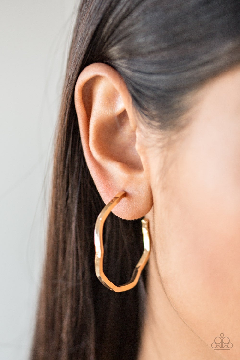 Another Day, Another Slay Gold Paparazzi Hoop Earrings