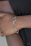 Dress The Part - Silver Paparazzi Bracelet