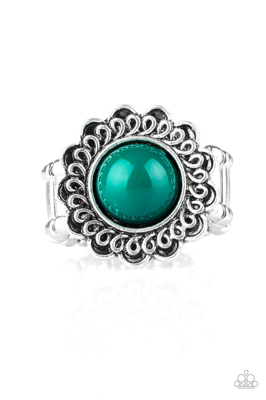 Garden Stroll - Green Paparazzi Ring