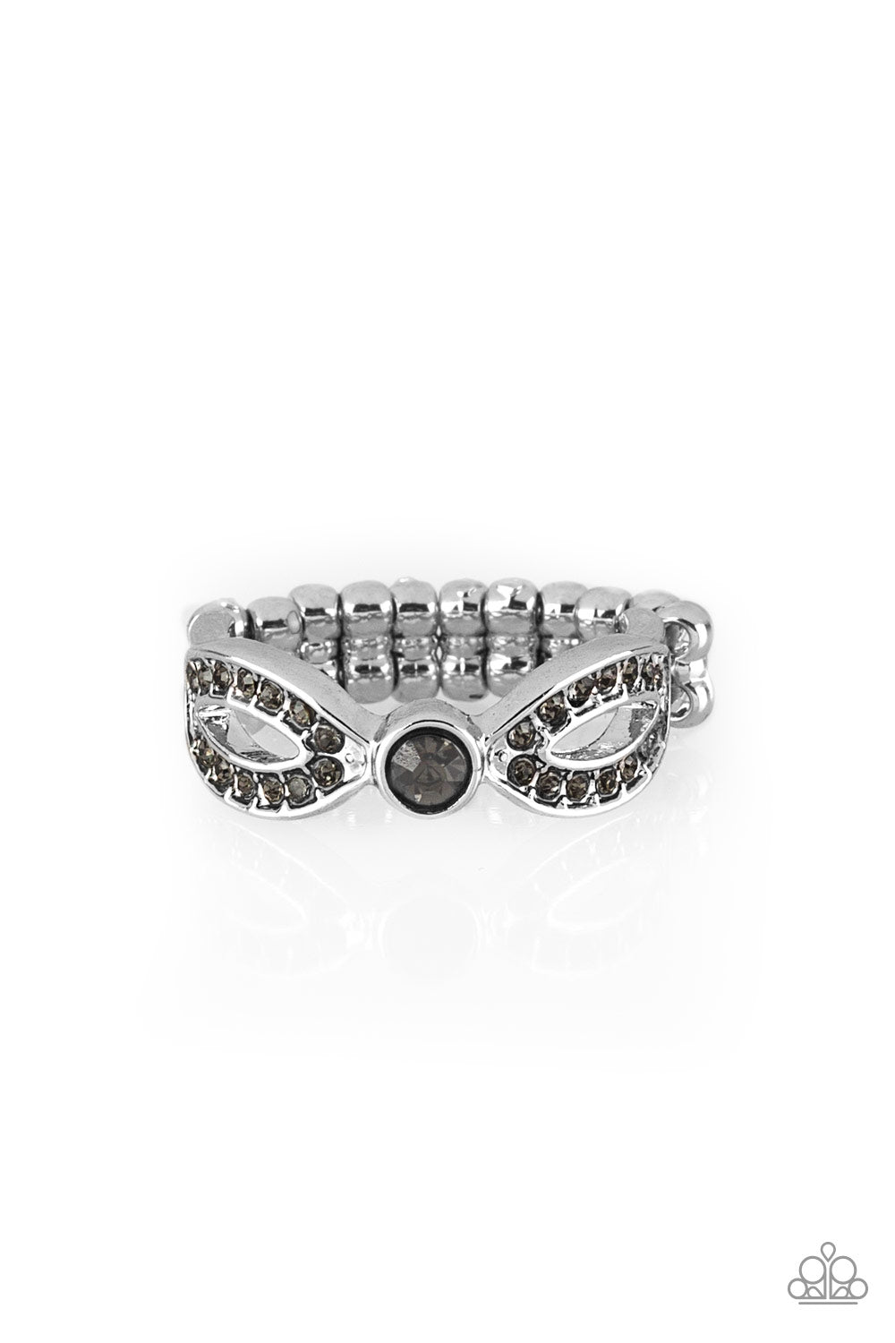 Extra Side Of Elegance - Silver Paparazzi Ring
