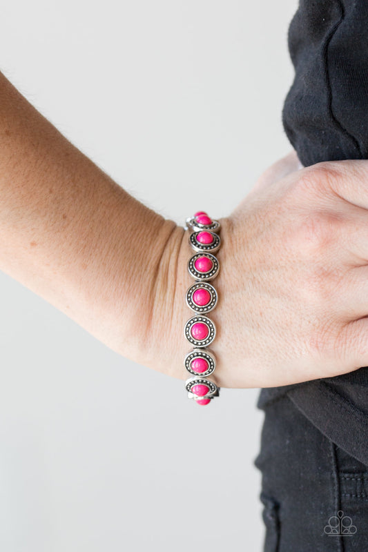 Globetrotter Goals - Pink Paparazzi Bracelet