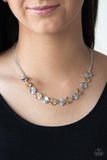 Simple Sheen - Silver Paparazzi Necklace