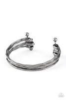Street Refinement - Black Paparazzi Cuff Bracelet
