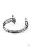 Street Refinement - Black Paparazzi Cuff Bracelet