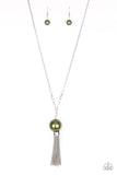 Belle Of The BALLROOM - Green Paparazzi Necklace