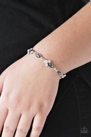 At Any Cost - Silver Paparazzi Bracelet