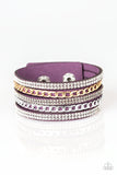 Fashion Fiend - Purple Paparazzi Suede Bracelet