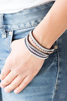 Fashion Fiend - Purple Paparazzi Suede Bracelet
