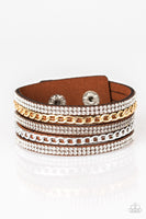 Fashion Fiend - Brown Paparazzi Urban Bracelet