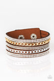 Fashion Fiend - Brown Paparazzi Urban Bracelet