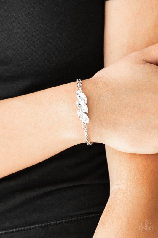 Pretty Priceless - White Paparazzi Bracelet