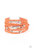 Back To BACKPACKER - Orange Paparazzi Bracelet