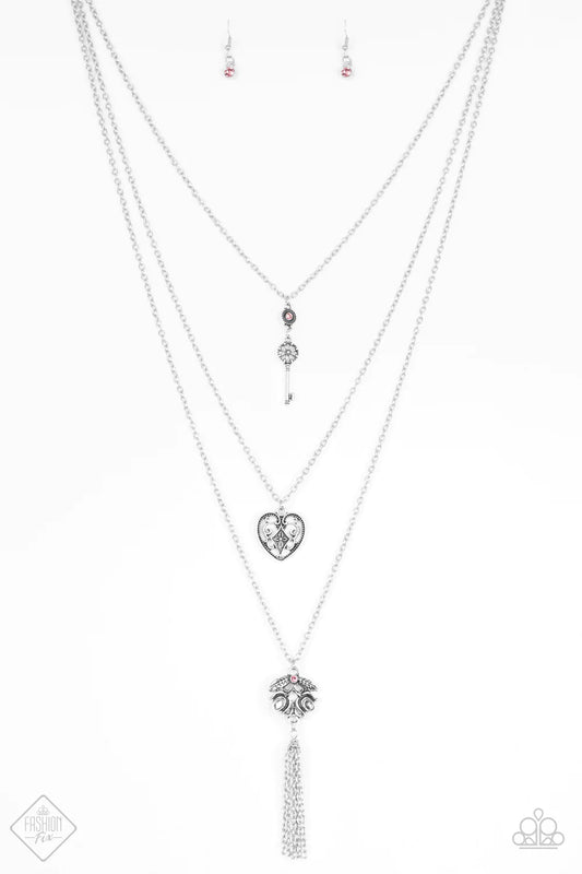 Love Opens All Doors Pink Paparazzi Necklace