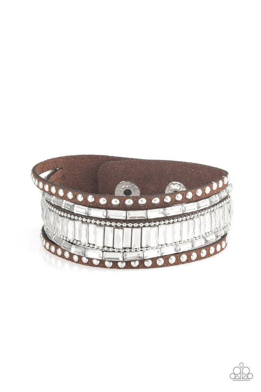 Rock Star Rocker Brown Paparazzi Urban Bracelet