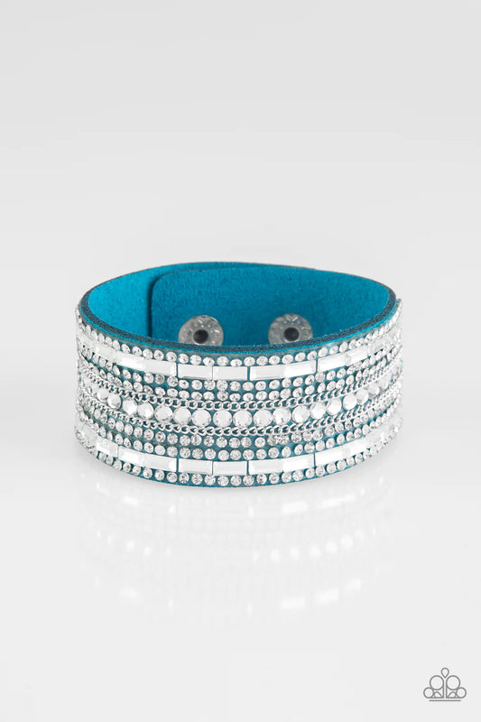 Rebel Radiance Blue Paparazzi Urban Bracelet
