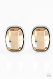 Incredibly Iconic - Brown Post Earrings