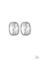 Incredibly Iconic - White Paparazzi Earrings
