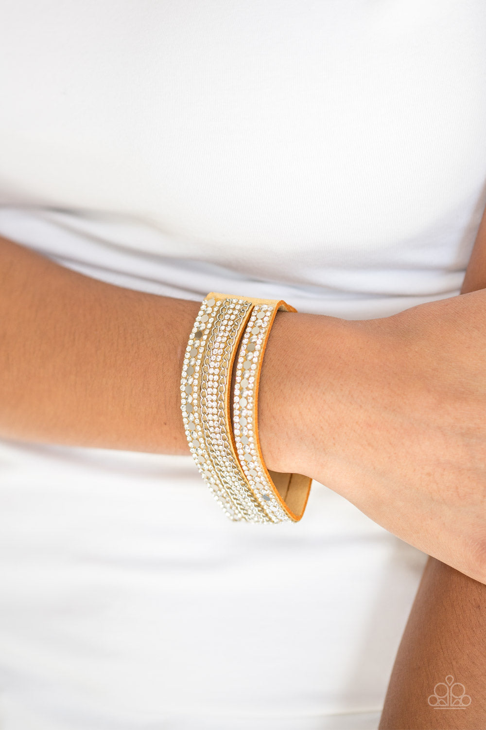 Fashion Fanatic - Yellow Paparazzi Bracelet