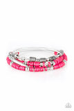 Tribal Spunk - Pink Paparazzi Bracelet