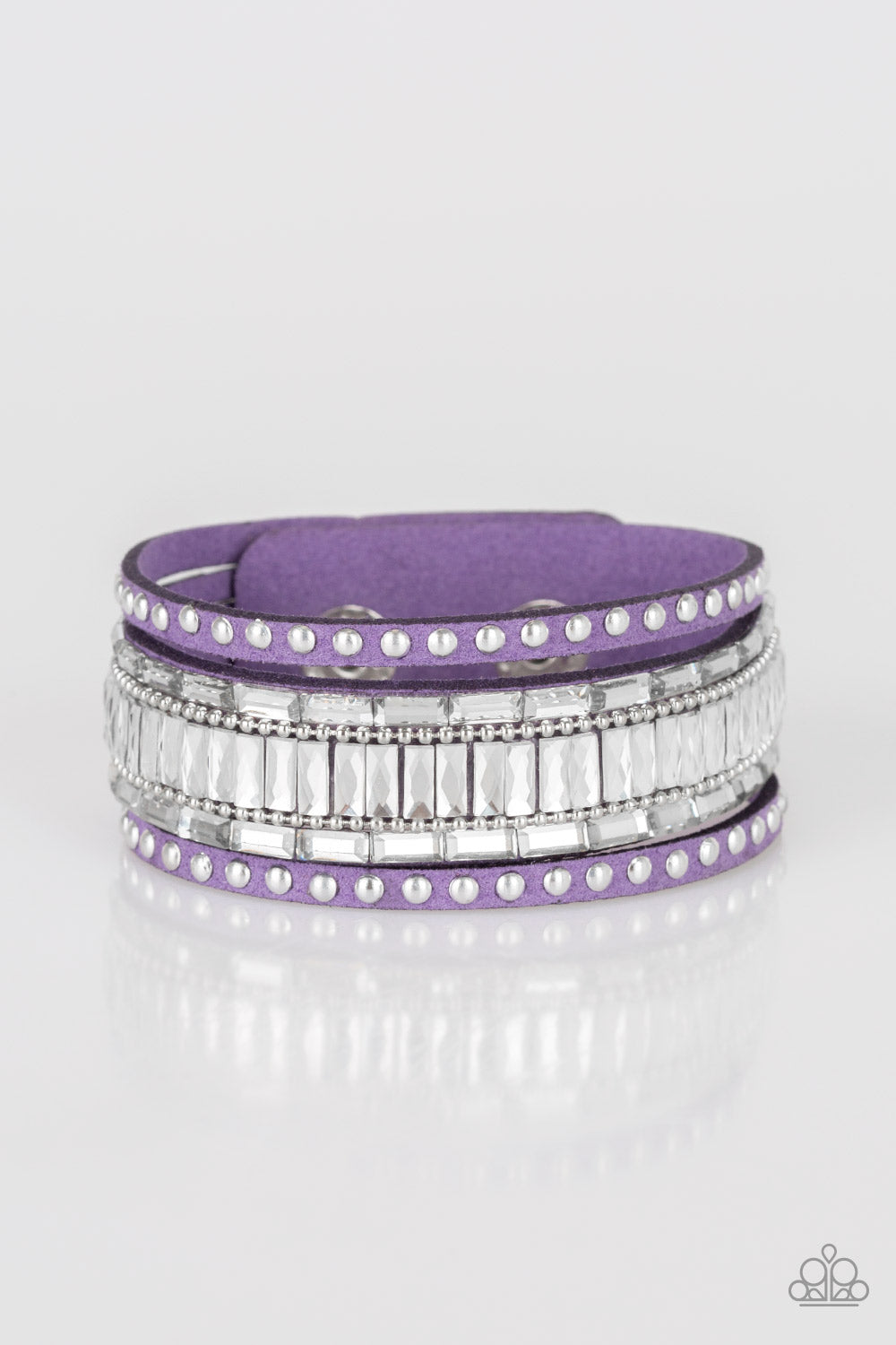 Rock Star Rocker - Purple Paparazzi Bracelet
