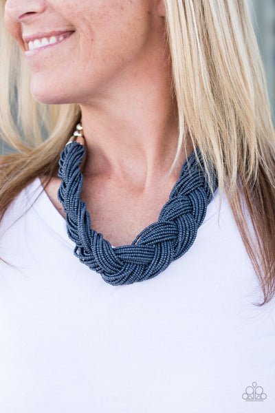 The Great Outback Blue Paparazzi Necklace
