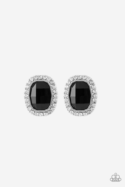 The Modern Monroe - Black Paparazzi Earrings