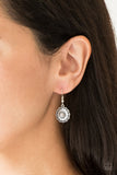 Badlands Buttercup - Silver Paparazzi Earrings