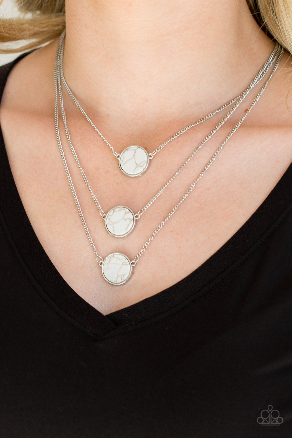 CEO of Chic - White Paparazzi Necklace