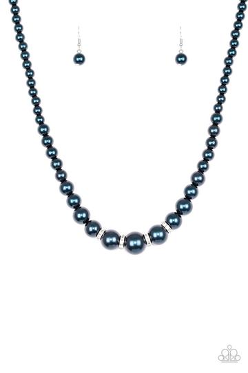 Party Pearls Blue Paparazzi Necklace