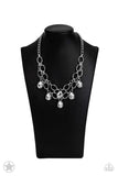 Show-Stopping Shimmer - White Paparazzi Necklace