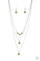 High Heels and Hustle - Green Paparazzi Necklace