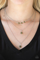 High Heels and Hustle - Green Paparazzi Necklace