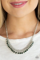 Glow and Grind - Green Paparazzi Necklace
