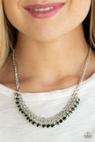 Glow and Grind - Green Paparazzi Necklace