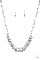Glow and Grind - Silver Paparazzi Necklace