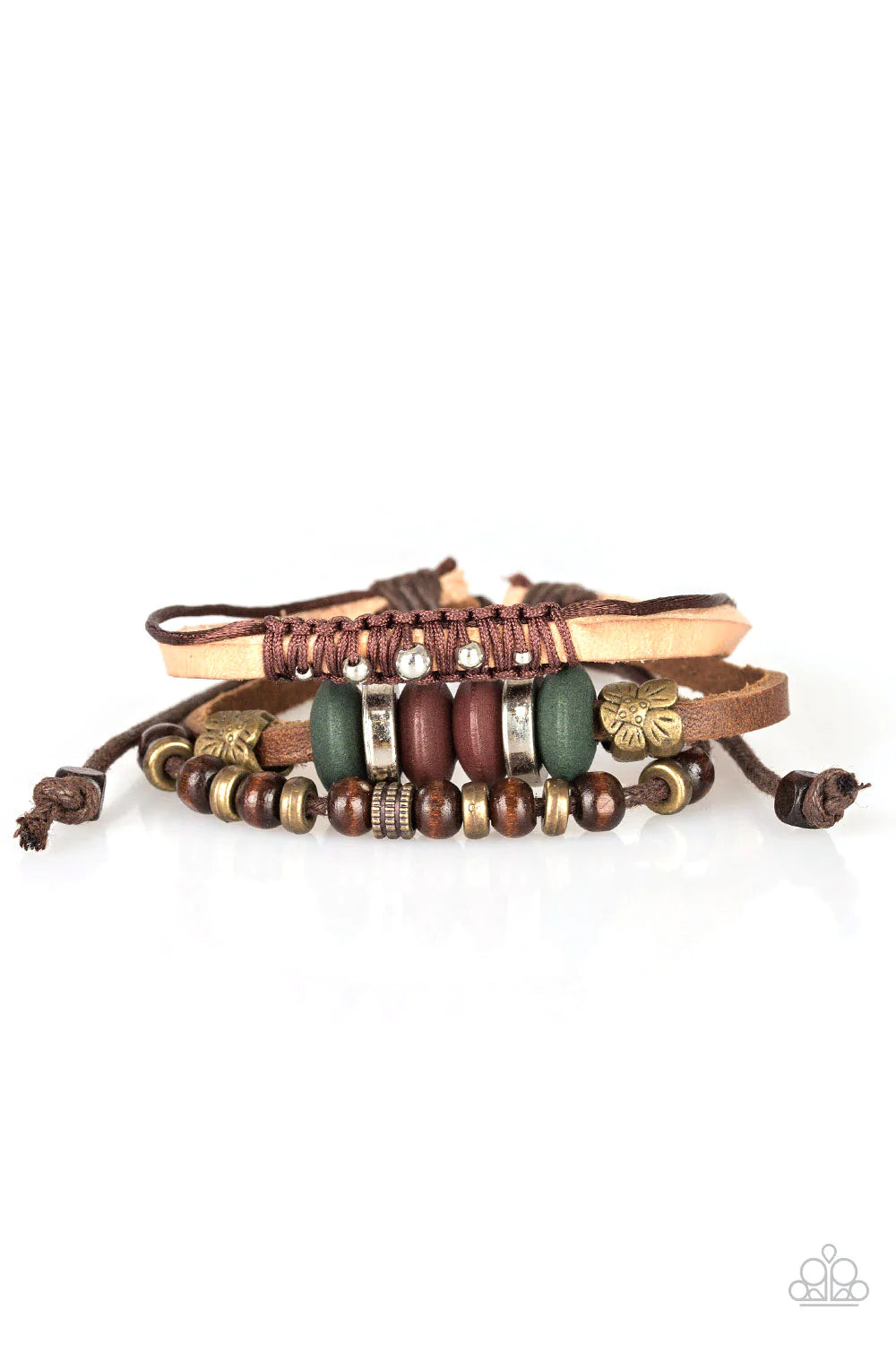 Country Campout Brown Paparazzi Urban Bracelet